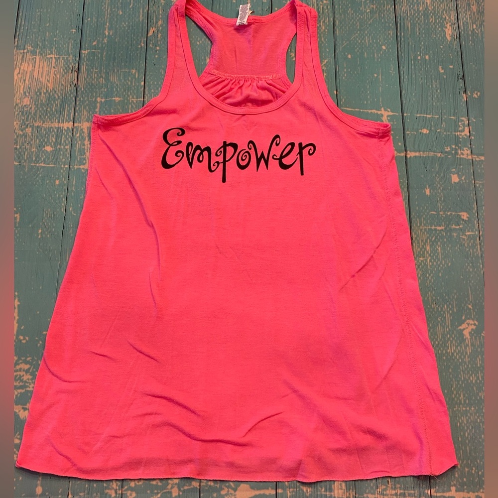 Cute Pink Gym Tank